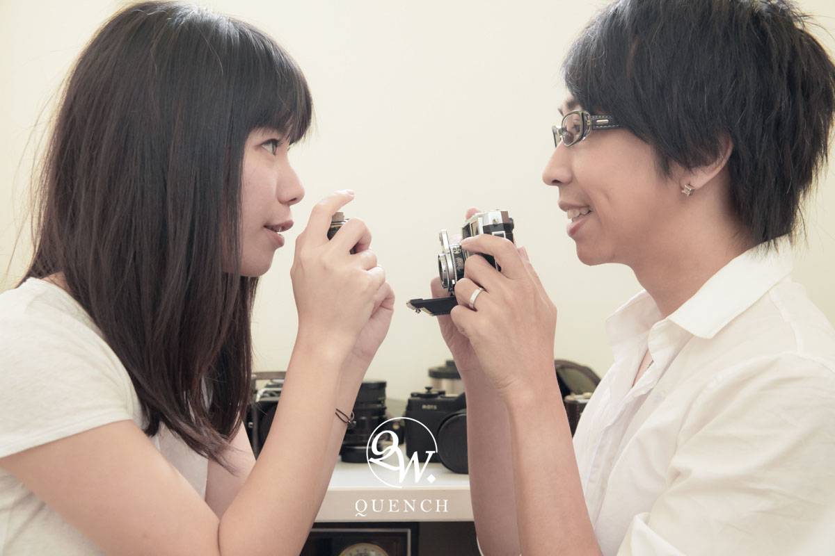 居家婚紗,藝人婚紗,深白色二人組,自助婚紗,自主婚紗,PreWedding,深白色婚紗