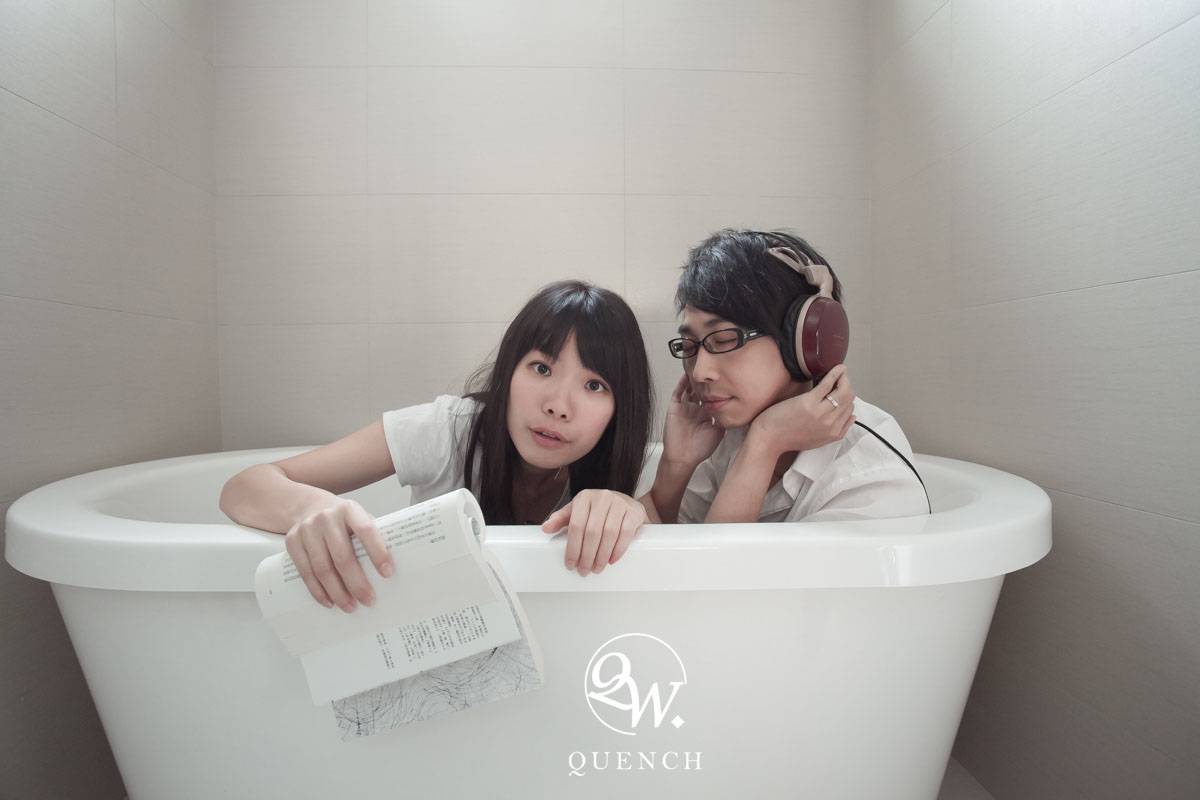 居家婚紗,藝人婚紗,深白色二人組,自助婚紗,自主婚紗,PreWedding,深白色婚紗