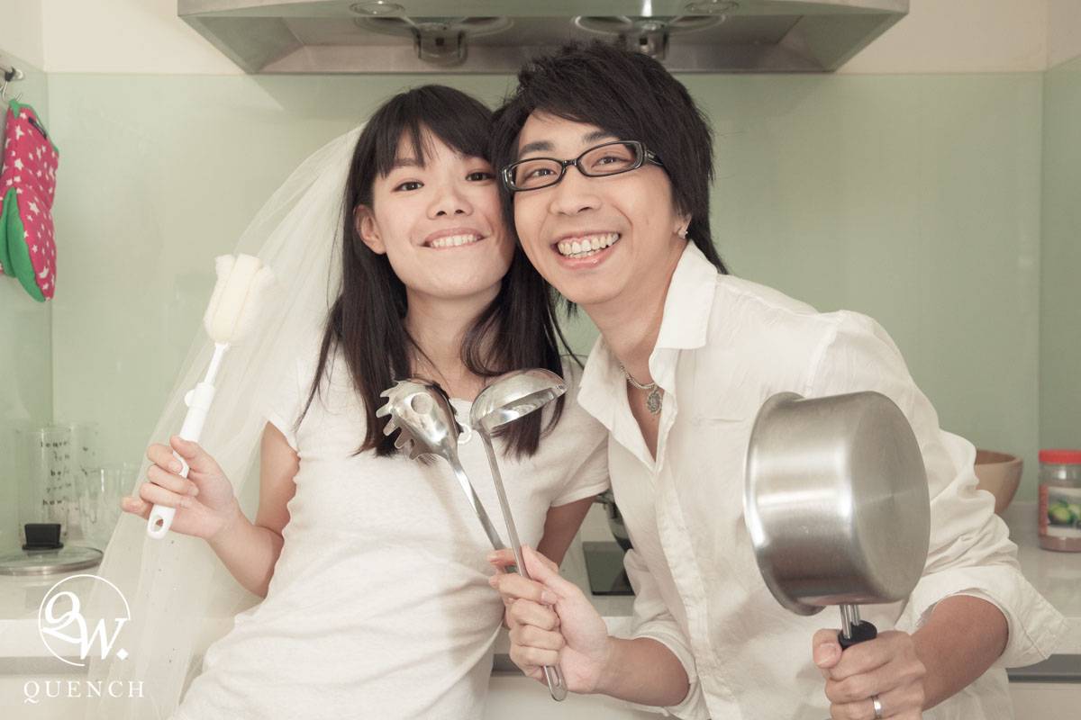 居家婚紗,藝人婚紗,深白色二人組,自助婚紗,自主婚紗,PreWedding,深白色婚紗