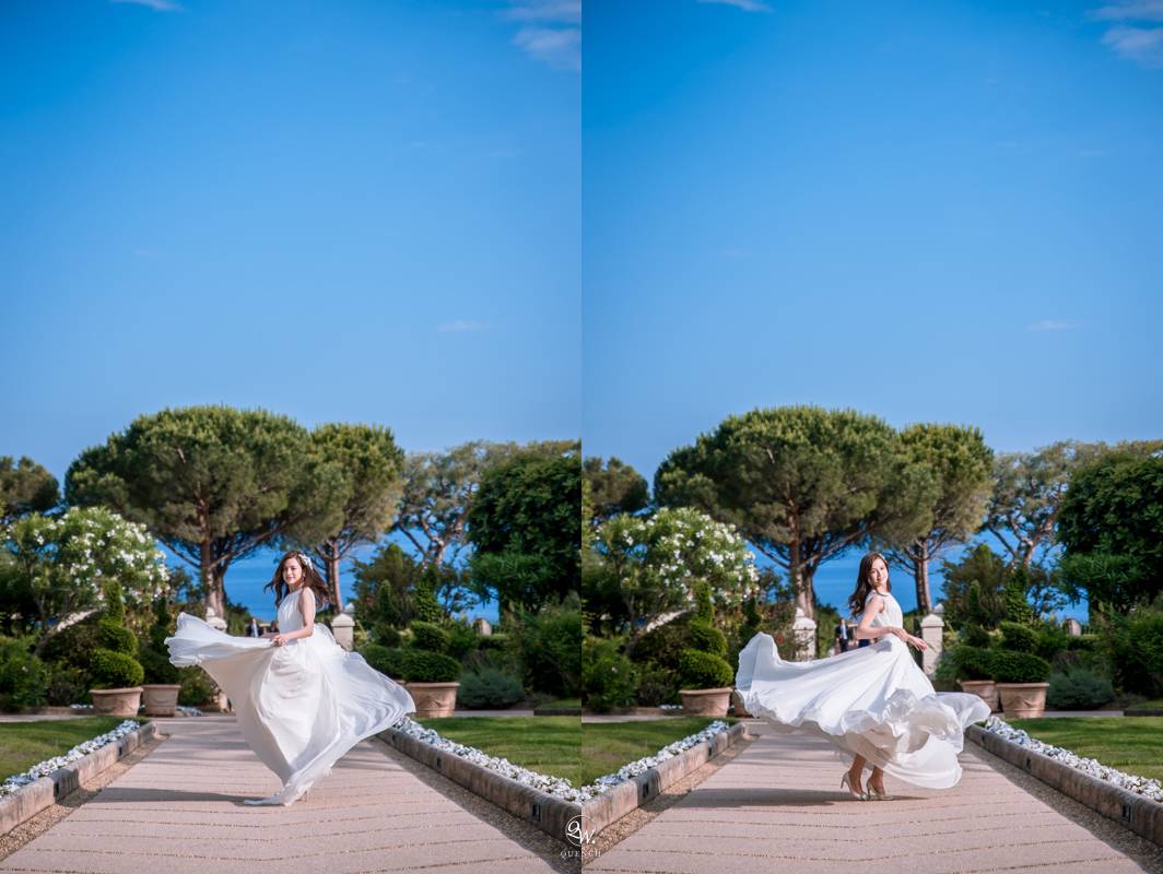 海外婚紗,法國婚紗,婚禮攝影,Nice,Le Treat 早到幸福婚紗工作室,Judy Jasmine,Grand Hotel du Cap Ferrat