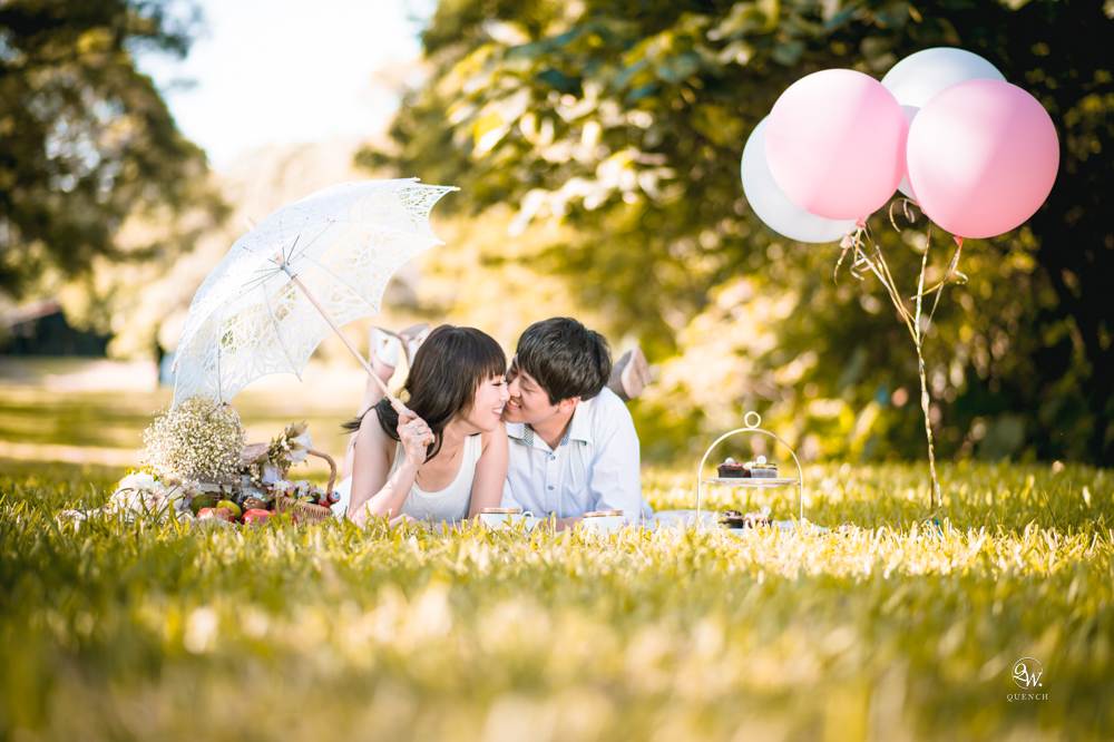 野餐風格婚紗,台北醫學院,賽西亞手工禮服,自助婚紗,prewedding,婚紗,台北婚攝