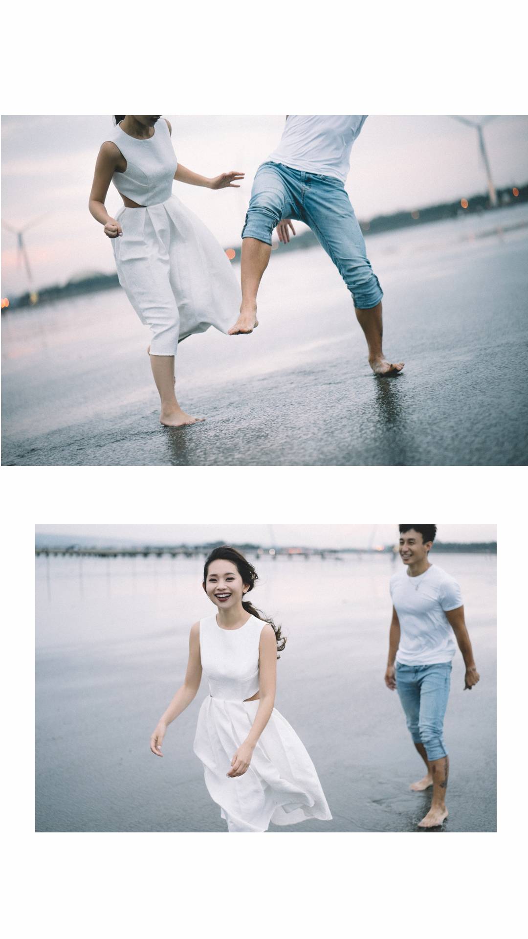 自助婚紗,婚紗,高美濕地,Karen Liu Makeup