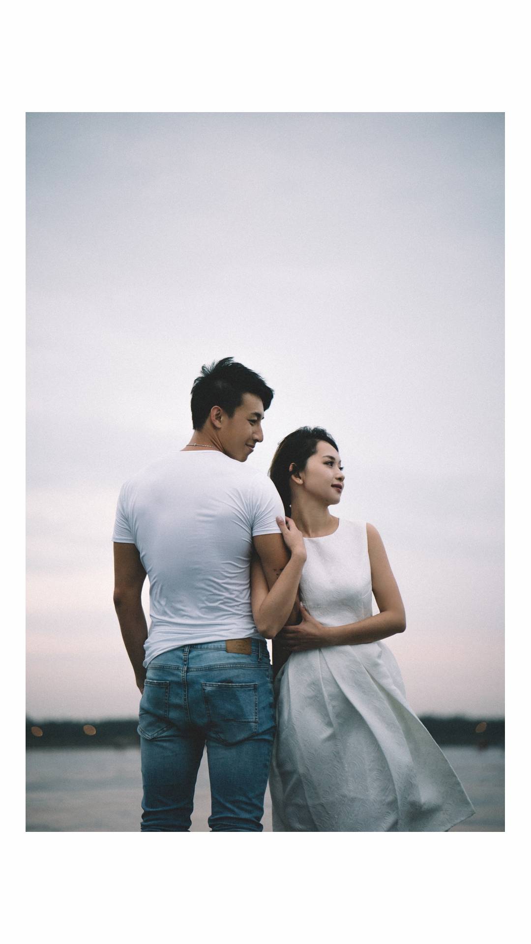自助婚紗,婚紗,高美濕地,Karen Liu Makeup