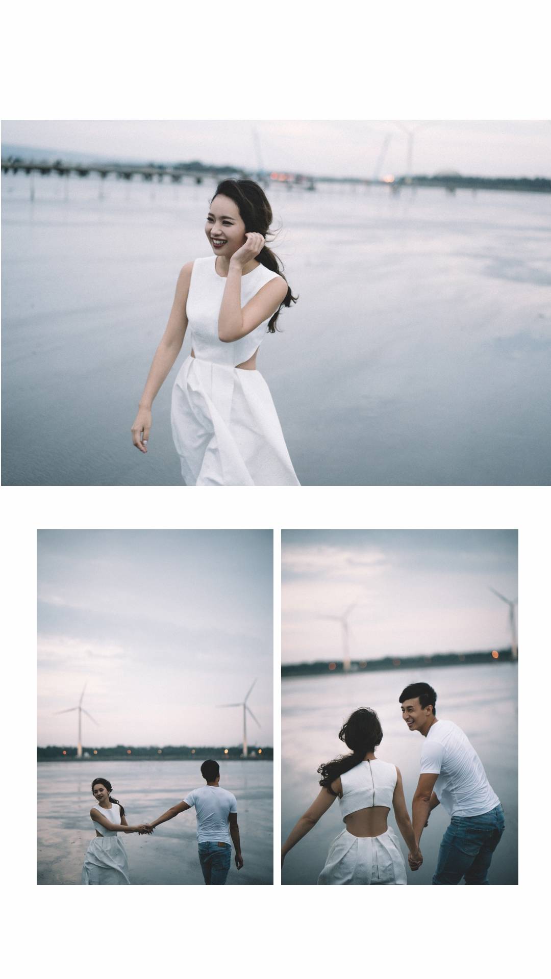 自助婚紗,婚紗,高美濕地,Karen Liu Makeup