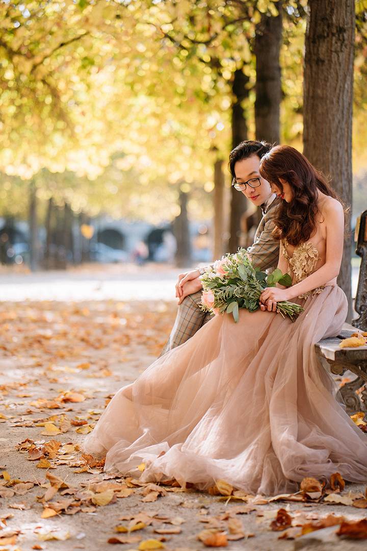 巴黎海外婚紗,巴黎婚紗,自助婚紗,Léa Mademoiselle,海外婚紗