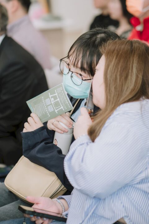 對茗日照中心開幕活動剪綵、場地與貴賓互動紀錄