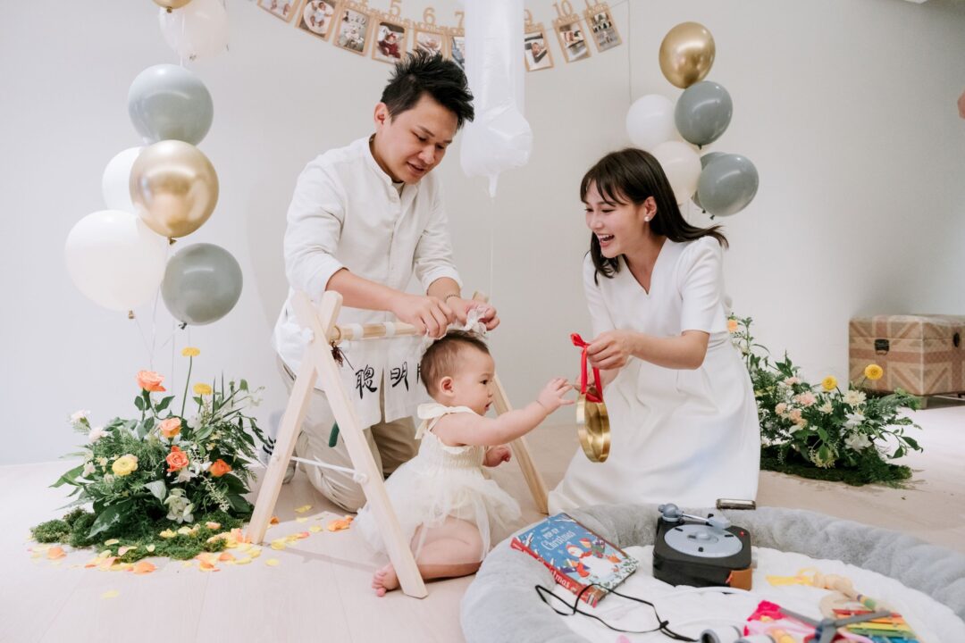 親子攝影 Zora 抓周家庭紀錄