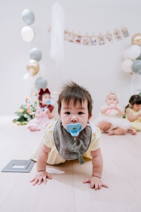 親子攝影 Zora 抓周家庭紀錄